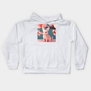 Pink cat Kids Hoodie